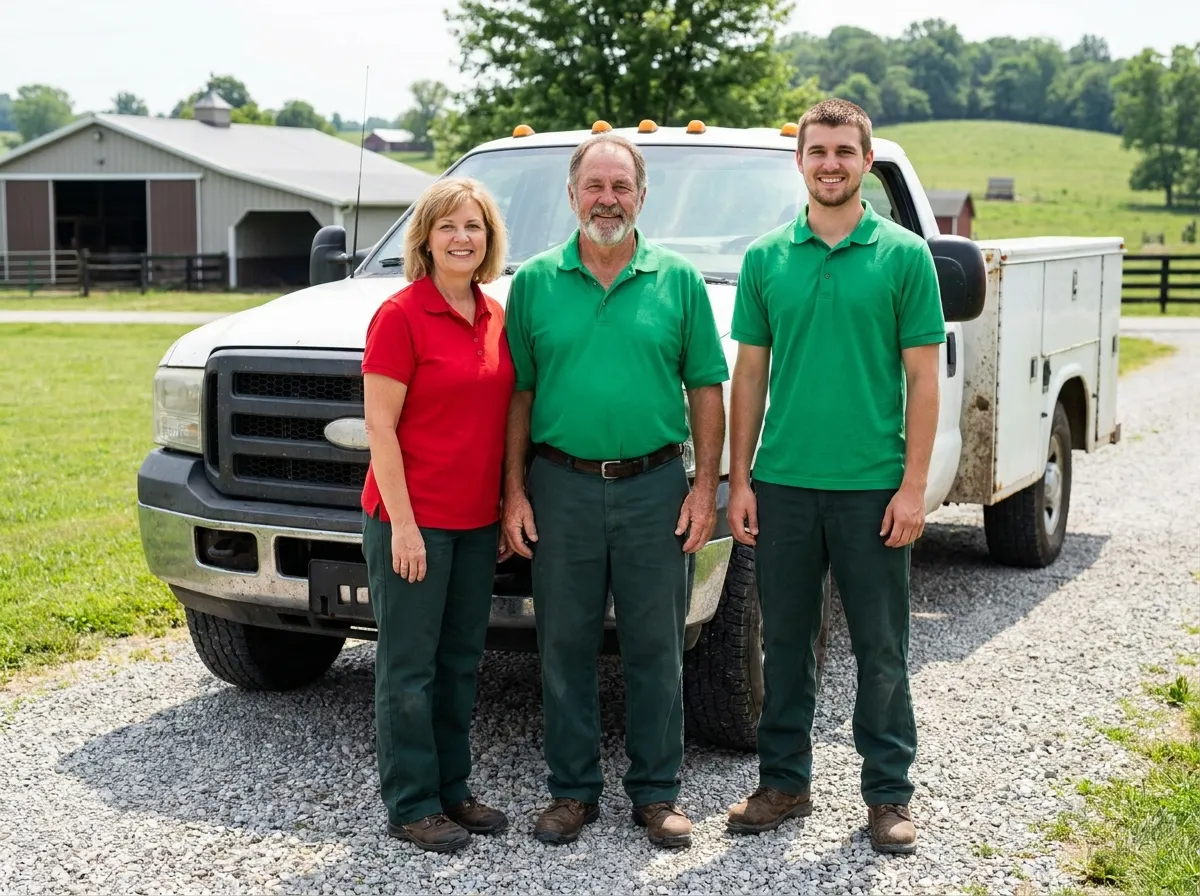 Parkside Dumpster Rental garbage collection service team in Bradfordsville, KY